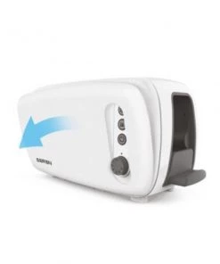 Bakeware BergHOFF Seren Side Loading Toaster With Cool Touch Exterior And Removable Crumb Tray, With Cream Front Panel/ Serving Tray