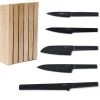 BergHOFF Ron 6Pc Cutlery Set With Block, Black 2 BergHOFF Ron 6Pc Cutlery Set With Block, Black