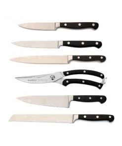 BergHOFF Essentials 6Pc Stainless Steel Triple Riveted Knife Set