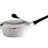Cookware BergHOFF Auriga 10" Non-Stick Covered Deep Skillet, White