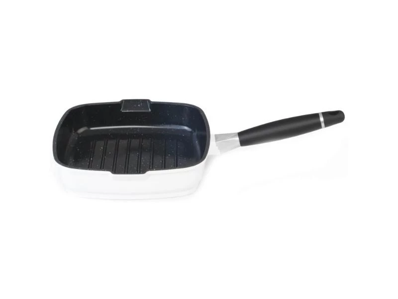 BergHOFF Virgo 9.5-Inch Grill Pan White 3 BergHOFF Virgo 9.5-Inch Grill Pan White