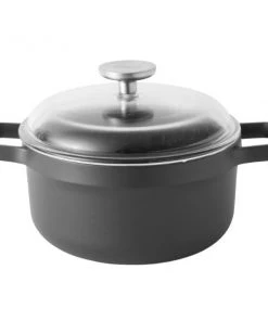 Cookware BergHOFF GEM 10" Non Stick Covered Stock Pot 5.2Qt