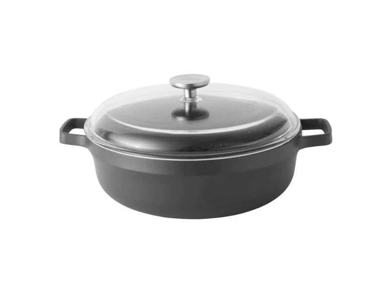 Cookware BergHOFF GEM 11" Non-Stick Covered Two-Handle Sauté Pan 4.9Qt 3 Cookware BergHOFF GEM 11" Non-Stick Covered Two-Handle Sauté Pan 4.9Qt