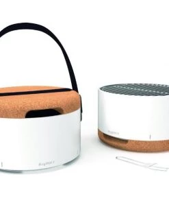 BergHOFF Leo Portable Tabletop Barbecue Grill With Heat Resistant Base White Outdoor