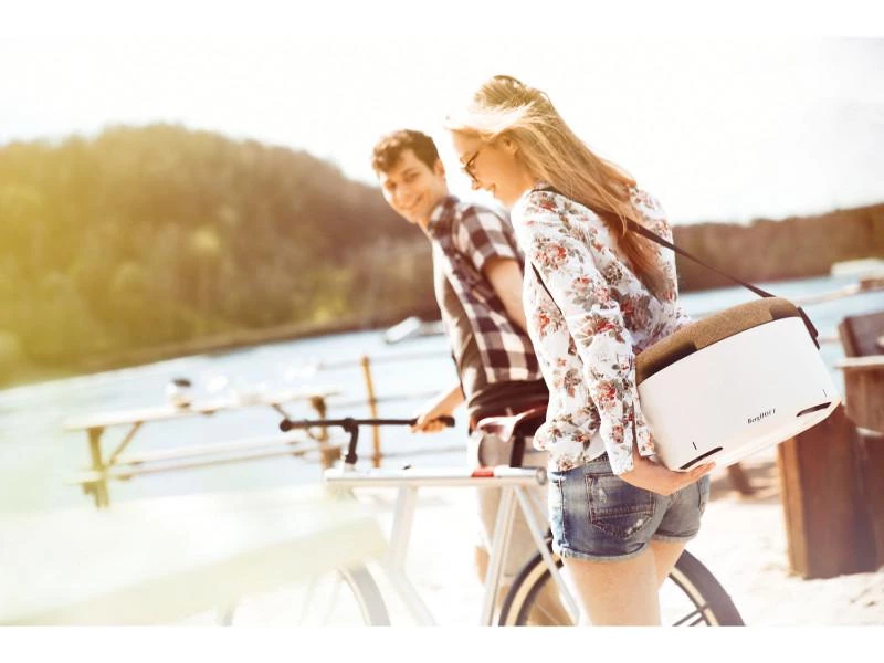 BergHOFF Leo Portable Tabletop Barbecue Grill With Heat Resistant Base White Outdoor 6 BergHOFF Leo Portable Tabletop Barbecue Grill With Heat Resistant Base White Outdoor