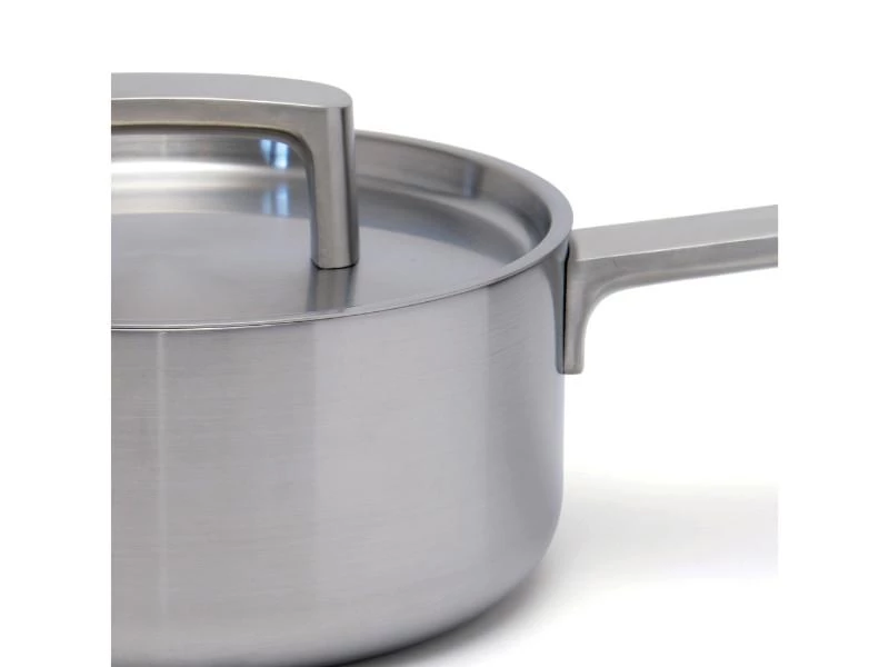 BergHOFF Ron 7" Stainless Steel 5-Ply Covered Sauce Pan Cookware 4 BergHOFF Ron 7" Stainless Steel 5-Ply Covered Sauce Pan Cookware