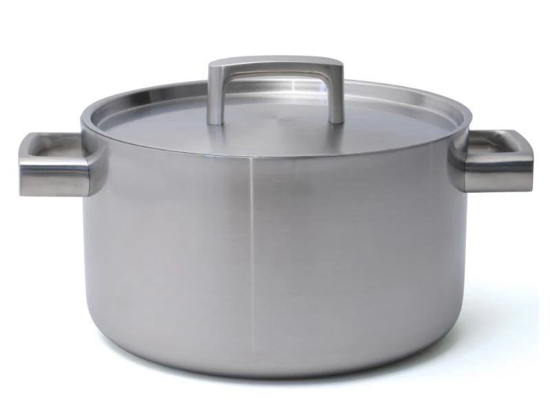 BergHOFF Ron 10" Stainless Steel 5-Ply Covered Stockpot Cookware 4 BergHOFF Ron 10" Stainless Steel 5-Ply Covered Stockpot Cookware