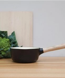 BergHOFF Ron 7" Cast Iron Saucepan 1.8 Qt, Black Cookware