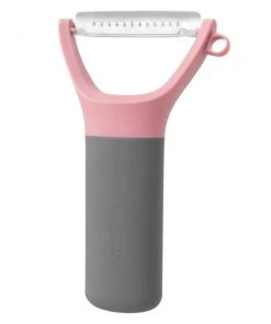 BergHOFF Leo 5" Stainless Steel Julienne Peeler, Pink