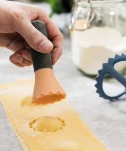 BergHOFF Leo 2" Nylon Mini Ravioli Stamp, Orange Chef Tools