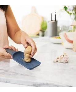 BergHOFF Leo 9" Ginger Grater, Grey, Blue