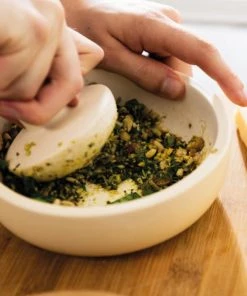 BergHOFF Leo 2Pc 6.75" Stoneware Mortar Pestle