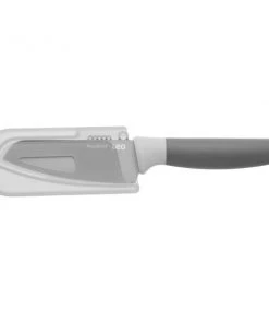 BergHOFF Leo 4.25" Stainless Steel Vegetable Knife With Zester, Gray