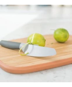 BergHOFF Leo 4.25" Stainless Steel Vegetable Knife With Zester, Gray 9 BergHOFF Leo 4.25