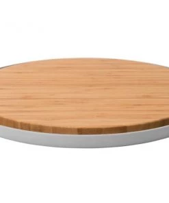 BergHOFF Leo 14.25" Bamboo Cutting Board With Plate, Gray