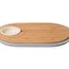 BergHOFF Leo 15.25" 2-sided Tapas Cutting Board With Tray, Gray