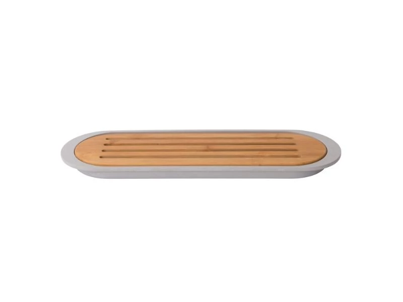 Cutlery BergHOFF Leo 14.5" Bamboo Baguette Cutting Board With Tray, Mint, Gray 3 Cutlery BergHOFF Leo 14.5" Bamboo Baguette Cutting Board With Tray, Mint, Gray