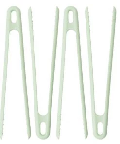 BergHOFF Leo 11" Nylon Grill Tongs, Set Of 4, Mint Outdoor