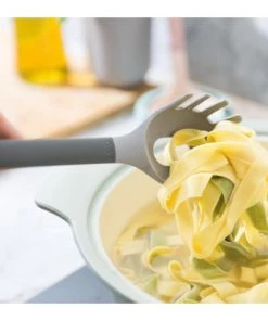 BergHOFF Leo 12.25" Nylon Pasta Spoon, Gray