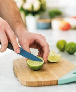 BergHOFF Leo 3.25" Stainless Steel Paring Knife, Blue Cutlery