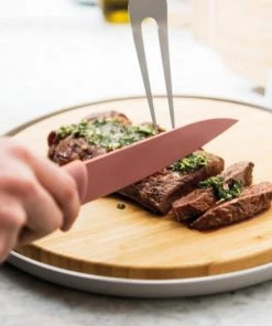 Cutlery BergHOFF Leo 7.5" Stainless Steel Carving Knife, Pink