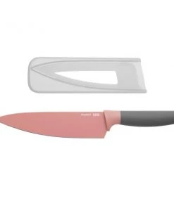 BergHOFF Leo 7.5" Stainless Steel Chef Knife, Pink