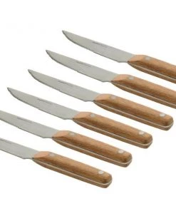 BergHOFF CollectNCook Stainless Steel Steak Knife, Set Of 6 Cutlery
