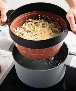 Cookware BergHOFF Leo 5Pc Non-Stick Stockpot & Steamer Set, Grey