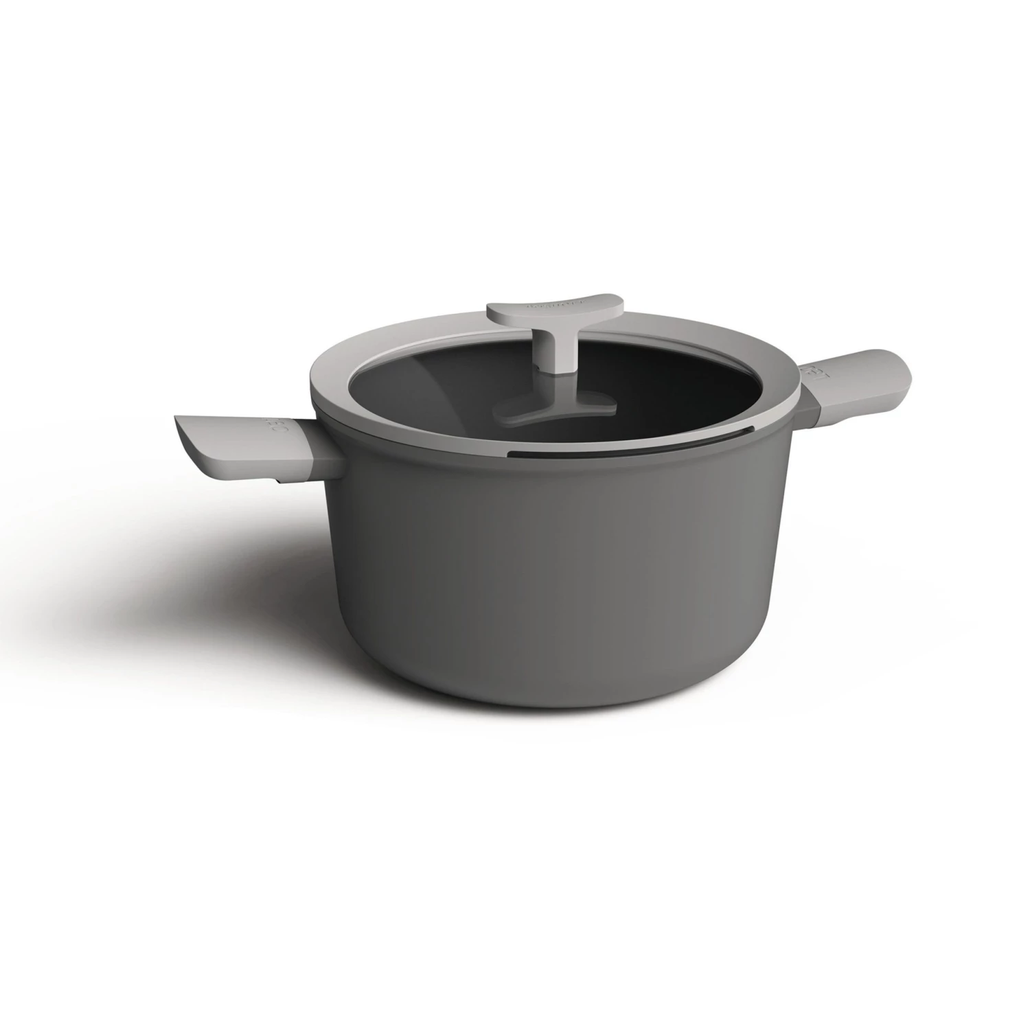 Cookware BergHOFF Leo Covered Non-Stick Stockpot, Grey 3 Cookware BergHOFF Leo Covered Non-Stick Stockpot, Grey
